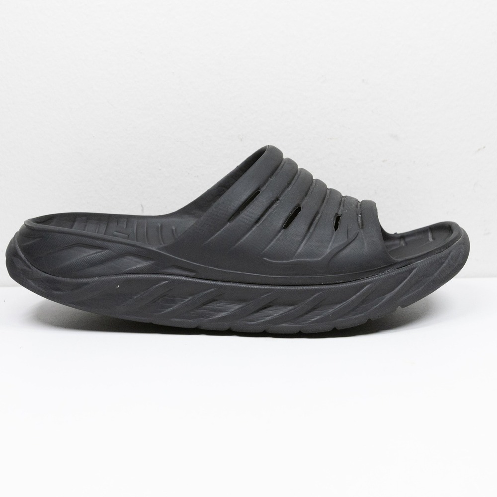HOKA ONE ONE Ora Recovery Slide 2 Comfort Post-Run Sandal Black Mens Sz 11
